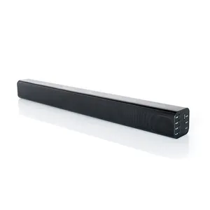 Dahili pil 36 inç taşınabilir kablosuz bluetooth soundbar hoparlör ev sinema sistemi ses çubuğu