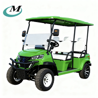 Scooter électrique à 4 roues de loisir pour passagers 60V 5000W avec toit Voiturette de golf électrique Quadricycle