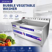 JEEKI Industriële Bellenwasmachine voor Fruit en Groenten met Ozon voor Commerciële Keukens