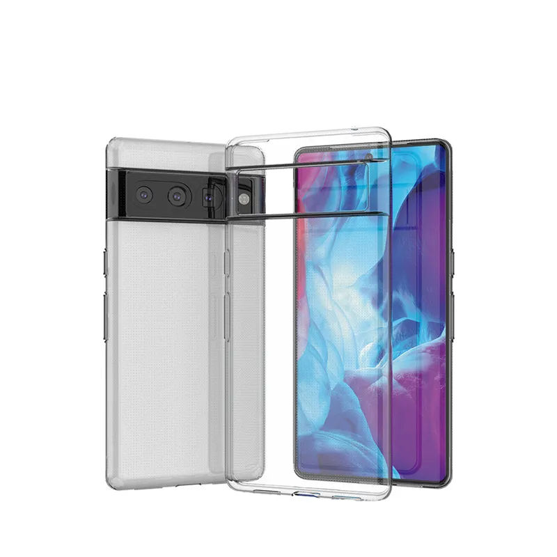 Ultra Thin Clear Soft TPU Transparent Back Cover For Google Pixel 7 Pro 7 6 Pro 6A 5A 5 4A 4 XL Soft Transparent TPU Phone Case