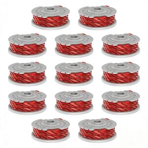 Bobine de coupe-herbe FLY047 510747890, lot de 13 bobines de fil en nylon de remplacement 1.5mm/11M pour Flymo Contour Cordless XT, 500XT Autofeed - Product Image 1