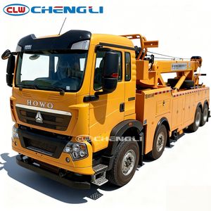 HOWO 8X4 80 tonnes, camion de remorquage lourd, véhicule de récupération super performant pour le secteur minier, la construction et le sauvetage routier - Product Image 5