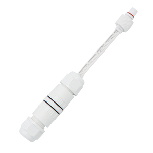 220V IP68 Waterdicht Regendicht Snelle aansluiting Klemmenblok RCA-type Koperen contact Nylon <span class=keywords><strong>3</strong></span>-weg connector 25A Ingebouwde kabel - Product Image 3