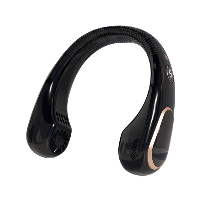 Usb Rechargeable Adjustable air Cooler Mini Over Around the Neck Wireless No Bladeless Fan 4000mah