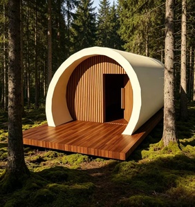 Casas Domo Prefabricadas Modernas Minimalistas de Acero y Hormigón, Ecológicas, Impermeables, Resistentes al Fuego, Duraderas, de Instalación Rápida, para Gimnasio - Product Image 3