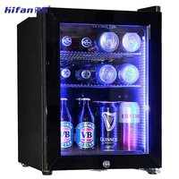 Réfrigérateur Commercial Hifan, Mini-Refroidisseur de Table, Mini-Bar, Réfrigérateur à Boissons, Refroidisseur de Boissons