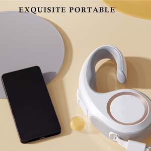 Guinzaglio per cani retrattile in Nylon resistente in Nylon con impugnatura antiscivolo portatile a 360 ° - Product Image 5