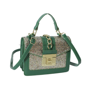 Factory New Multicolor Small Square Bag With Lock Lady <b>Purse</b> Luxury Cute Single Shoulder Crossbody Bag Tanjing - Product Image 1
