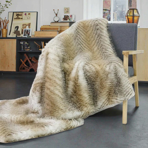 Hot Bán sofa sang trọng ghế Jacquard toca <span class=keywords><strong>Faux</strong></span> lông ném chăn cho mùa đông - Product Image 6