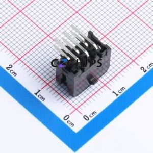 M3025R-2x3P Wire-to-Board Pin Header Bent Lead Through Hole,P=3mm Connector 2x3P 3mm Right Angle Insert 6P - Product Image 2