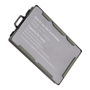 Nieuwe Custom Logo Aluminium Creditcard Case Mannen Rfid Blocking Geld Clip Reizen Slanke Minimalistische Elastische Duurzame Portemonnees - Product Image 6