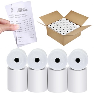 Custom Adhesive Oem/odm White Blank Direct <b>Thermal</b> Paper <b>Label</b> Roll for Brothers <b>Printer</b> - Product Image 6