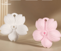 Blütenblatt ähnlicher fester Gips diffusor DIY Öl Auto Kleider schrank Parfüm Anhänger Aroma Stein hängendes Blatt Blumen duft Anhänger Set