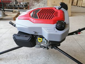 9HP Earth Auger with <b>Hand</b> Rack Gasoline Hole Digger with 600mm <b>Drill</b> Ground <b>Drill</b> with Trolley - Product Image 3