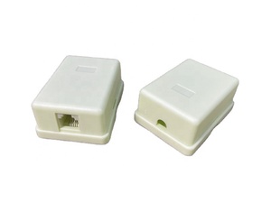 Site chinois pour les achats en ligne CAT3 6P4C 1 boîte de jonction téléphonique montée en surface avec prise femelle RJ11 6P4C - Product Image 3