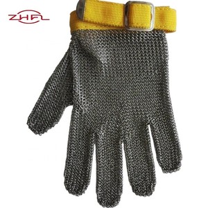 Gants en maille d'acier inoxydable de haute qualité, pour ouvrir les huîtres, cuisine, chef, filet de poisson, résistants aux coupures, certifiés EN388/ANSI - Product Image 1