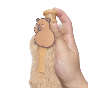 Beliebtes und meist verkauftes süßes Großhandels briefpapier mit einem pelzigen Capybara-Plüsch kugelschreiber - Product Image 6