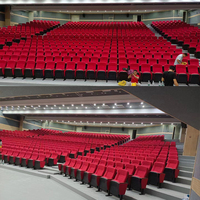 Vente en gros de chaises de cinéma mobilier pour salle de conférence chaises pliantes personnalisées pour auditorium et église