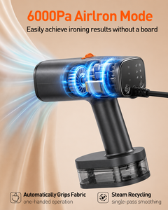 Défroisseur Vapeur Portable 2100W 110/220V pour Vêtements, Fer à Vapeur Puissant à Main pour Maison et Hôtel - Product Image 2