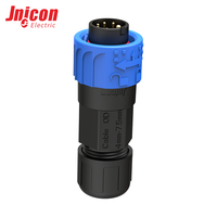 Connecteur hybride étanche en nylon à 6 broches M16 2+4 Alimentation + Signal IP67 pour système d'énergie solaire, éclairage LED, batterie de vélo électrique