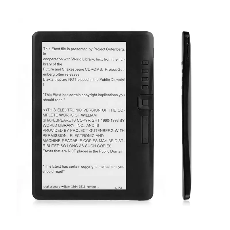 E-Reader หน้าจอสีขนาด7นิ้ว E-Reader,เครื่องอ่านอีบุ๊กอัจฉริยะสำหรับการเรียนนอกหลักสูตร