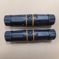 Acoplador Impermeable CAT6A IP68 Rj45 para Cable Cat6A, Conector para Exteriores