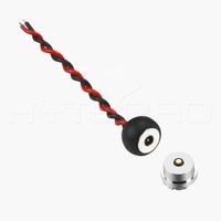 Conector de cable de carga rápida para placa pcb, conector Circular personalizado de 2 pines de extremo abierto, fuerte fuerza magnética