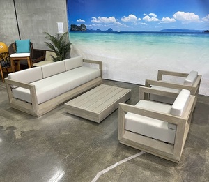 Meubles en bois de teck de luxe, ensemble de <span class=keywords><strong>canapé</strong></span> d'extérieur/jardin/patio - Product Image 6