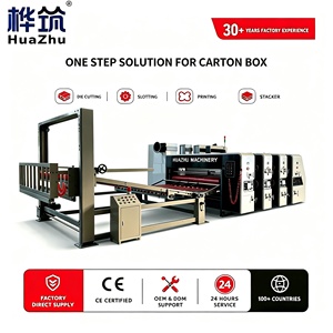 Nuova Macchina Automatica per la Produzione di Scatole di Cartone <span class=keywords><strong>0922</strong></span> con Stampa Flessografica a 2 Colori, Fustellatrice Rotativa e Rimozione dei Rifiuti - Product Image 1