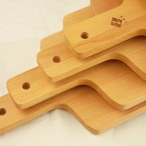 Beechwood Cutting Board <b>Set</b> Solid Wood Rectangular Kitchen Chopping Blocks for Home Use - Product Image 1