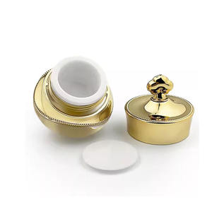Emballage de crème de luxe Pots acryliques dorés 30g-50g Emballage de crème de luxe Pot de 30g 50g <span class=keywords><strong>Bouteille</strong></span> d'emballage pour les soins de la peau Bouteilles en plastique - Product Image 2