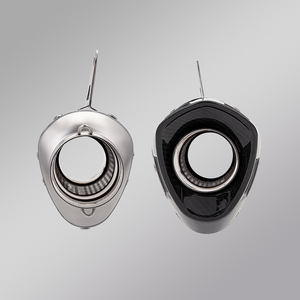 Tubo de Escape Universal para Motocicleta de 60 mm, Silenciador de Fibra de Carbono de Doble Orificio, Tubo de Escape de Carreras para Motocicleta para R1 R7 RSV4 RS660 MT09 <span class=keywords><strong>MT07</strong></span> - Product Image 4