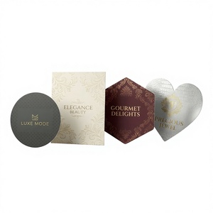 Pegatinas de Vinilo de Lujo Personalizadas, Resistentes al Agua, con Detalles en Dorado y Formas Personalizadas para Empaquetado de Marca - Product Image 1