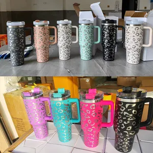 USA Warehouse RTS 15oz 20 oz 30oz Tumbler sublimasi tekan panas dinding ganda 20 oz Tumbler sublimasi kosong 40 oz 40 oz cangkir sapi