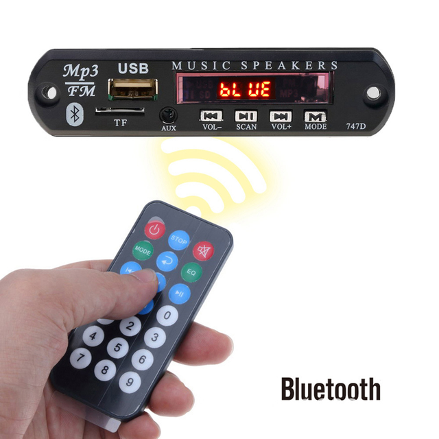 2023 New JHT Factory Price Mini Portable Car Wireless and Audio DIY USB Assisted FM MP3 Players