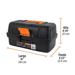 Boîte de pêche BOX 2 16' avec 3 plateaux coulissants, TRUPER - Product Image 3