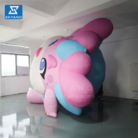 Publicité Inflatables Produits Cartoon Animal Dragon Mascotte pour les vacances