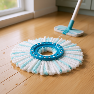 Leifheit Replacement <b>Mop</b> Head Clean <b>Twist</b> Disc Ergo Microduo Pack Of 6 - Product Image 3