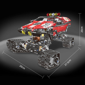 Yuxing Model King 18010 Véhicule tout-terrain électrique télécommandé, blocs de construction, plus de 800 pièces, pour garçons de 8 à 13 ans - Product Image 1