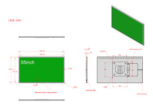 จอแสดงผล LCD บางเฉียบ 20.5 มม. ขนาด 32/43/55/65 นิ้ว แบบติดเพดาน/ผนัง ความละเอียด 4K Ultra HD กระจกนิรภัย ระบบสมาร์ทแอนดรอยด์ พร้อมรีโมทคอนโทรล สำหรับห้างสรรพสินค้า - Product Image 5
