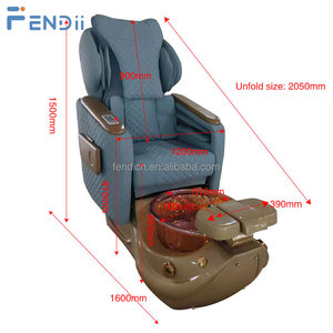 Poltrone Pedicure di Lusso Moderne Senza Tubi, Comode Poltrone Massaggianti per Spa Piedi, Arredamento per Centri Estetici - Product Image 6