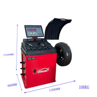 Machine d'équilibrage dynamique des pneus de voiture CHIGUNG, entièrement automatique, équilibreur infrarouge, affichage numérique, 220 tr/min, 250 W, modèle 322, capacité maximale 80 kg
