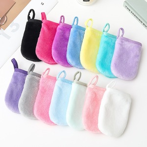 Gants de Maquillage en Flanelle de <span class=keywords><strong>Coton</strong></span> en Gros pour Demaquillage – Gants Faciaux Nettoyants à l'Eau pour <span class=keywords><strong>Amazon</strong></span> - Product Image 2