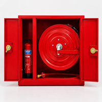Armoires de sécurité ignifuges durables et personnalisables, boîtes pour enrouleurs de tuyaux d'incendie, flexibles, murales, en acier au carbone et en acier inoxydable