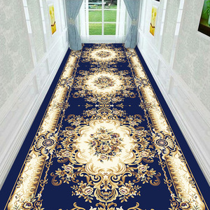 Stile Vintage europeo stampa floreale tappeto da cucina Runner per corridoio, Ready-made lussuoso <span class=keywords><strong>elegante</strong></span> Hotel corridoio Runner tappeto - Product Image 4