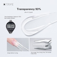 Gel Professionnel Polyacrylique Autonivelant Longue Tenue pour la Construction et l'Extension d'Ongles