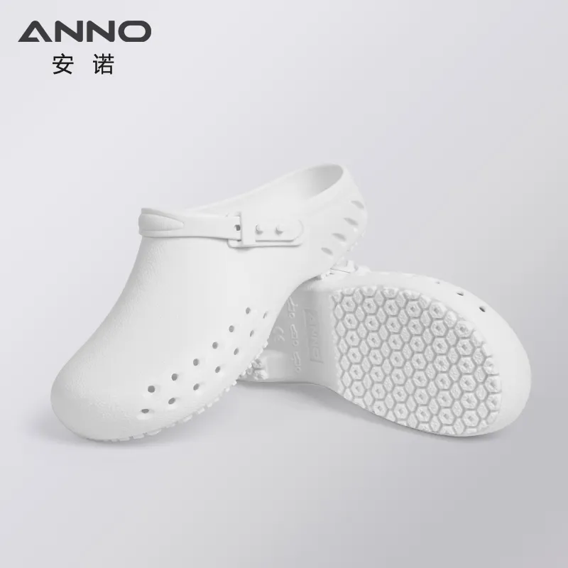 White Color Surgical Room Medical Clogs for Women and Men Other Special Purpose Shoes CN;FUJ TPE1005B White ANNO TPE