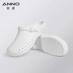 รองเท้าอุดตันทางการแพทย์สีขาวสำหรับผู้หญิงและผู้ชาย,รองเท้าวัตถุประสงค์พิเศษอื่นๆ CN;FUJ TPE1005B สีขาว ANNO TPE