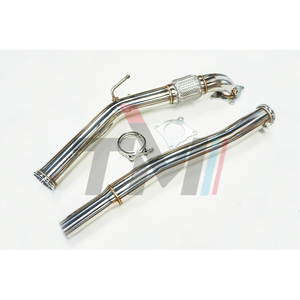 TM PERFORMANCE SS304 3.0'' MK5 MK6 GTI 2.0 Tfsi 2006-2011 Collecteur d'échappement Decat Downpipe pour A3 - Product Image 2