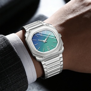 Reloj de Cuarzo para Hombre, Diseño Ejecutivo, Plateado, Plástico, Esfera Ultrafina, Resistente al Agua 3ATM, Venta al Por Mayor - Product Image 2